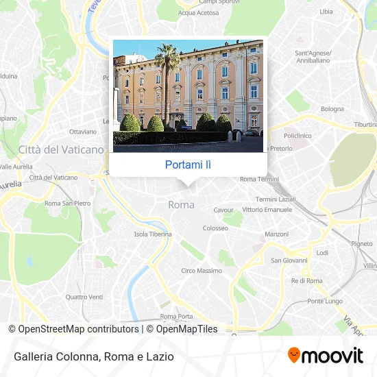 Mappa Galleria Colonna
