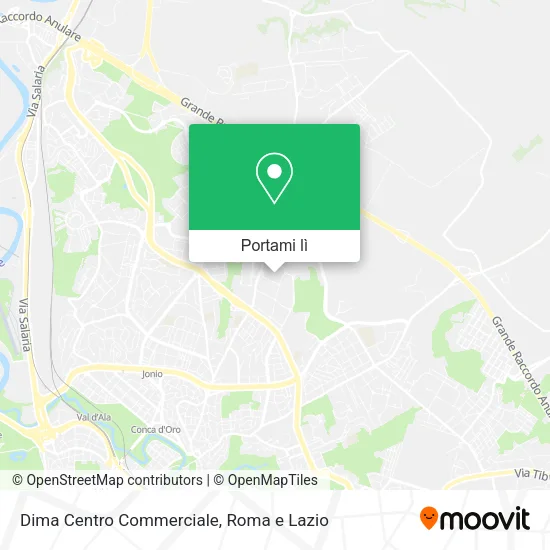 Mappa Dima Centro Commerciale