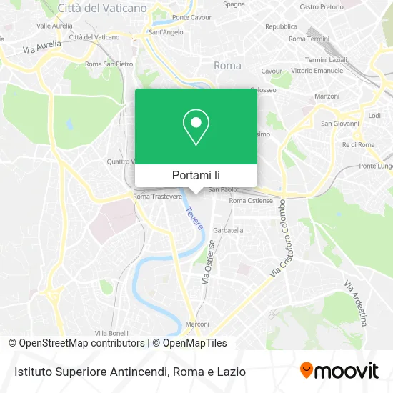 Mappa Istituto Superiore Antincendi