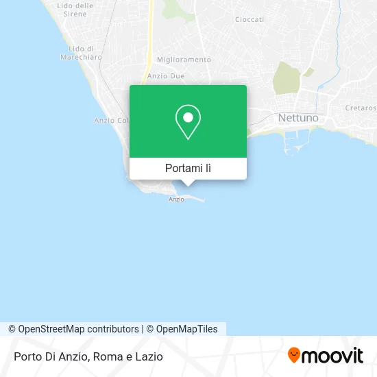Mappa Porto Di Anzio
