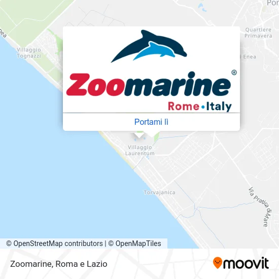 Mappa Zoomarine