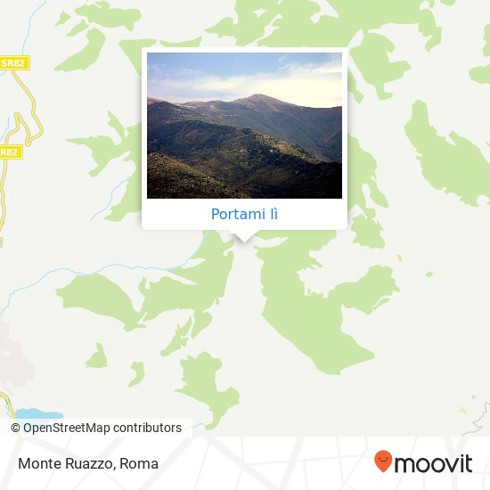 Mappa Monte Ruazzo