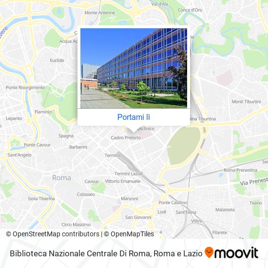 Mappa Biblioteca Nazionale Centrale Di Roma