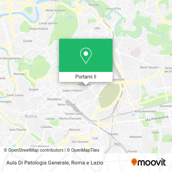 Mappa Aula Di Patologia Generale