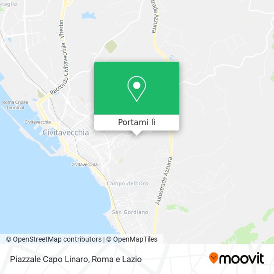 Mappa Piazzale Capo Linaro