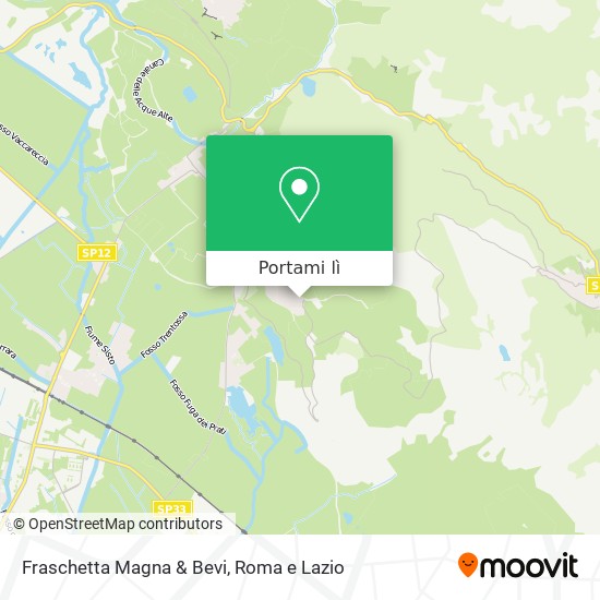 Mappa Fraschetta Magna & Bevi