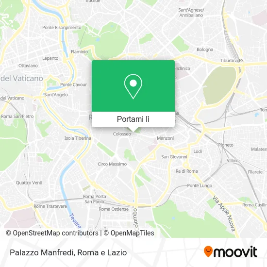 Mappa Palazzo Manfredi