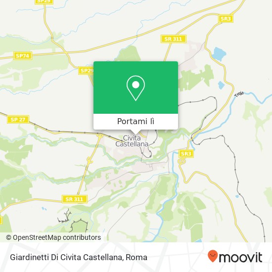 Mappa Giardinetti Di Civita Castellana