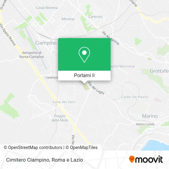 Mappa Cimitero Ciampino