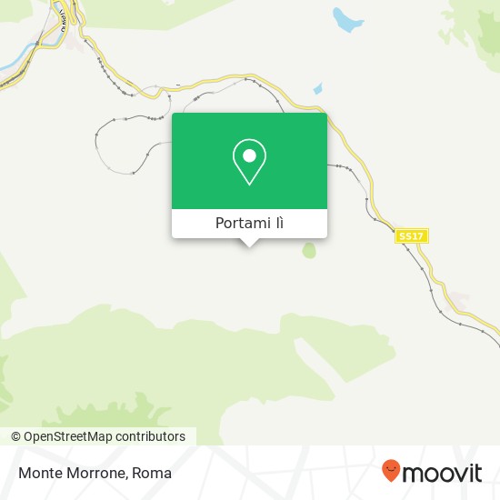 Mappa Monte Morrone