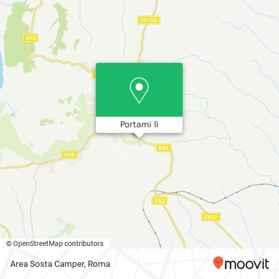 Mappa Area Sosta Camper