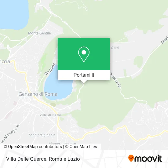 Mappa Villa Delle Querce