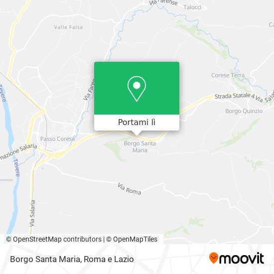 Mappa Borgo Santa Maria