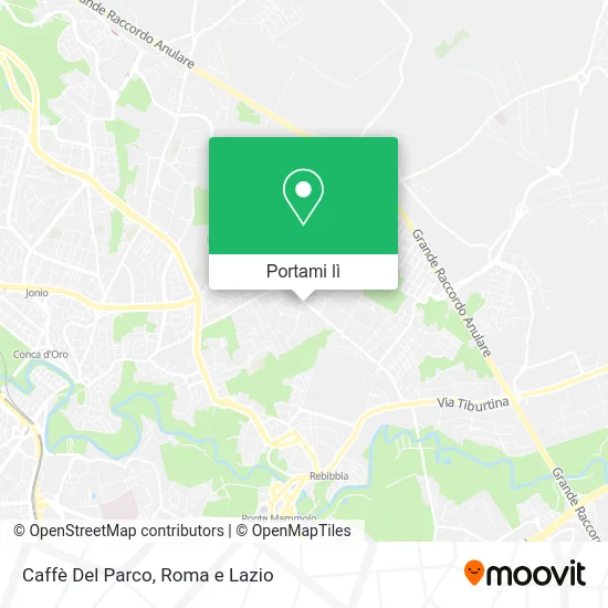 Mappa Caffè Del Parco