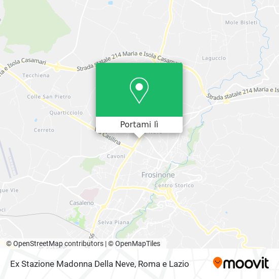 Mappa Ex Stazione Madonna Della Neve
