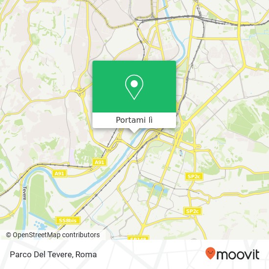 Mappa Parco Del Tevere