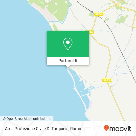 Mappa Area Protezione Civile Di Tarquinia