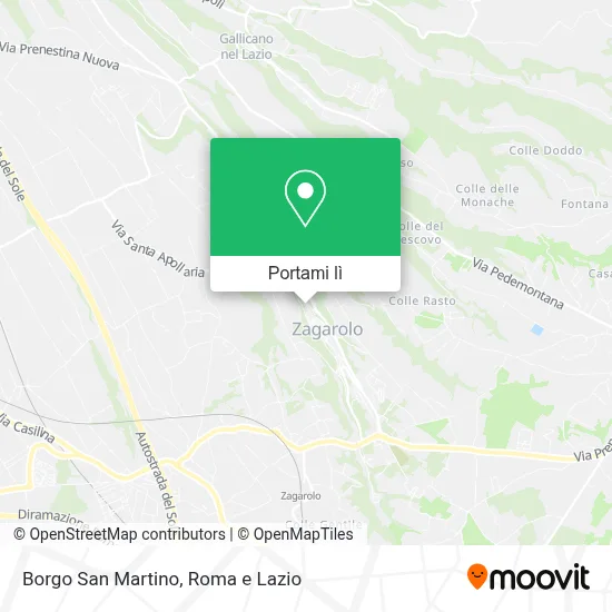 Mappa Borgo San Martino