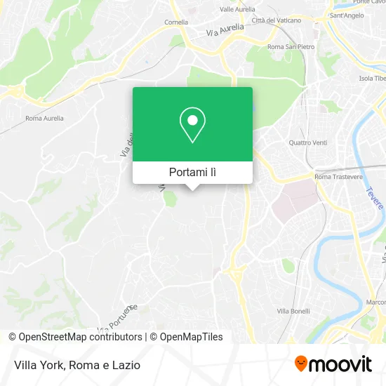 Mappa Villa York
