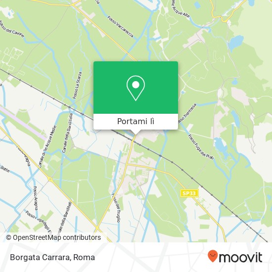 Mappa Borgata Carrara