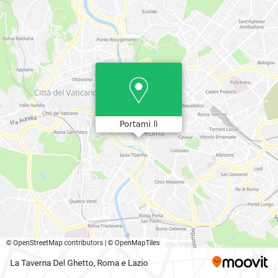 Mappa La Taverna Del Ghetto