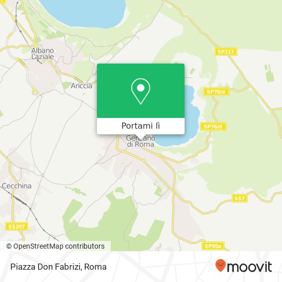 Mappa Piazza Don Fabrizi