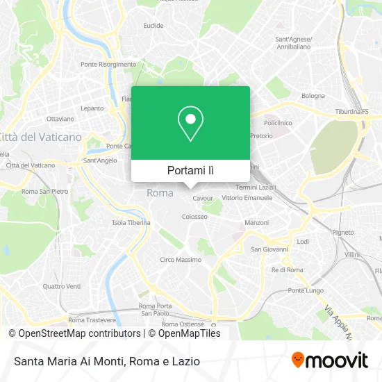 Mappa Santa Maria Ai Monti
