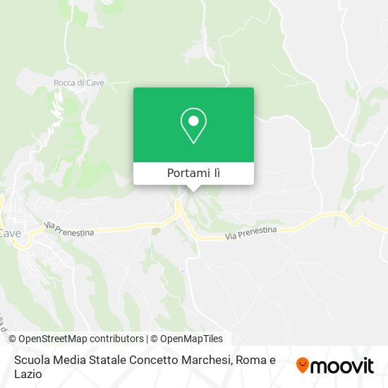 Mappa Scuola Media Statale Concetto Marchesi