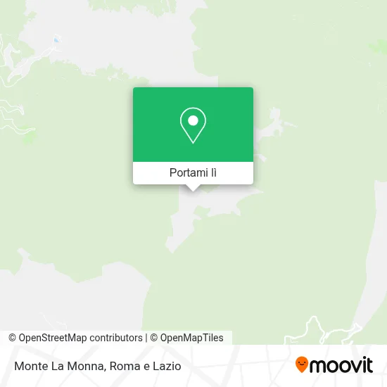 Mappa Monte La Monna
