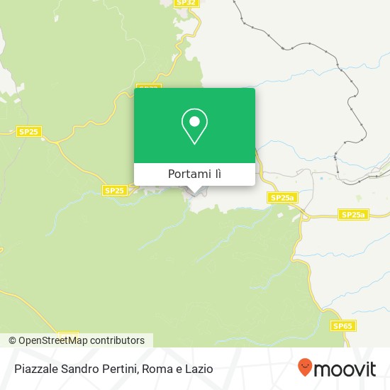 Mappa Piazzale Sandro Pertini