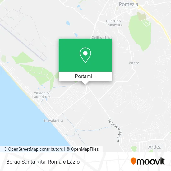 Mappa Borgo Santa Rita