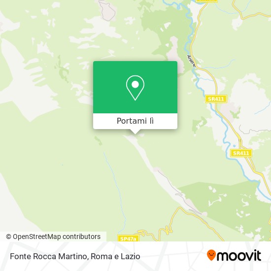 Mappa Fonte Rocca Martino