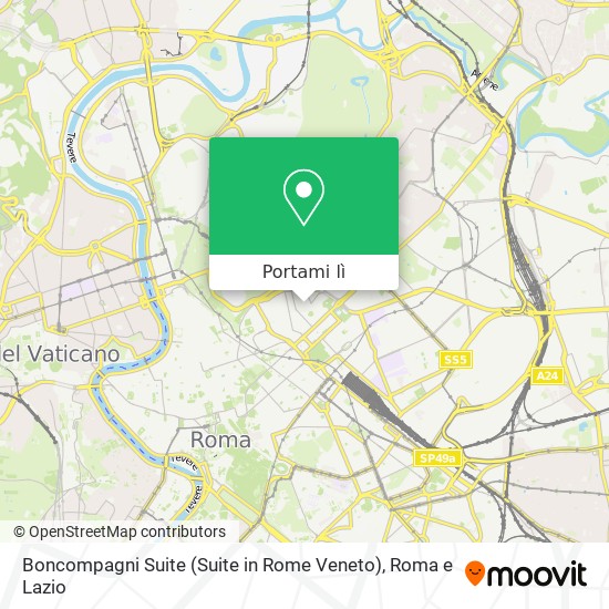 Mappa Boncompagni Suite (Suite in Rome Veneto)