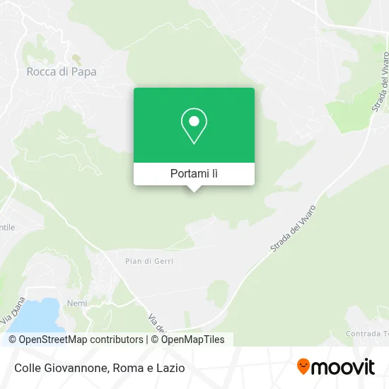Mappa Colle Giovannone