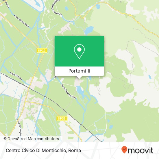 Mappa Centro Civico Di Monticchio