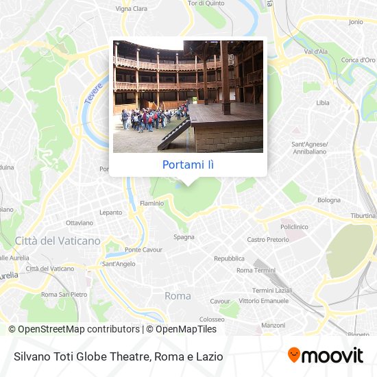 Mappa Silvano Toti Globe Theatre