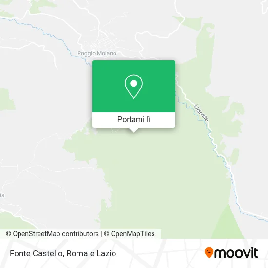 Mappa Fonte Castello