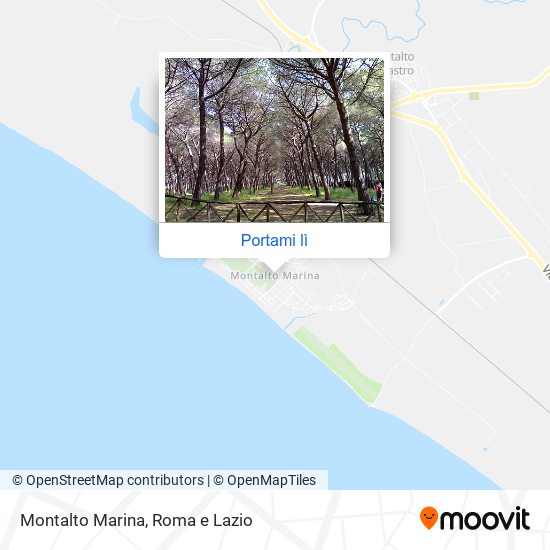 Mappa Montalto Marina