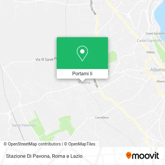 Mappa Stazione Di Pavona