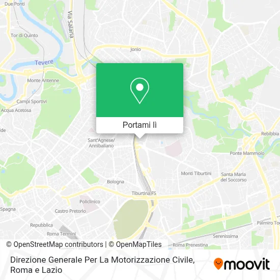 Mappa Direzione Generale Per La Motorizzazione Civile