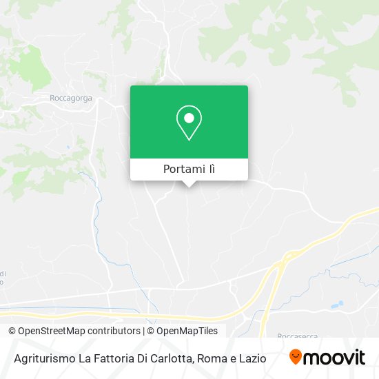 Mappa Agriturismo La Fattoria Di Carlotta