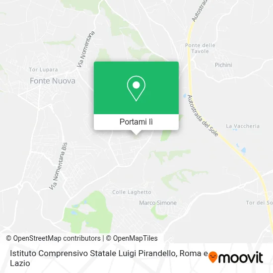 Mappa Istituto Comprensivo Statale Luigi Pirandello