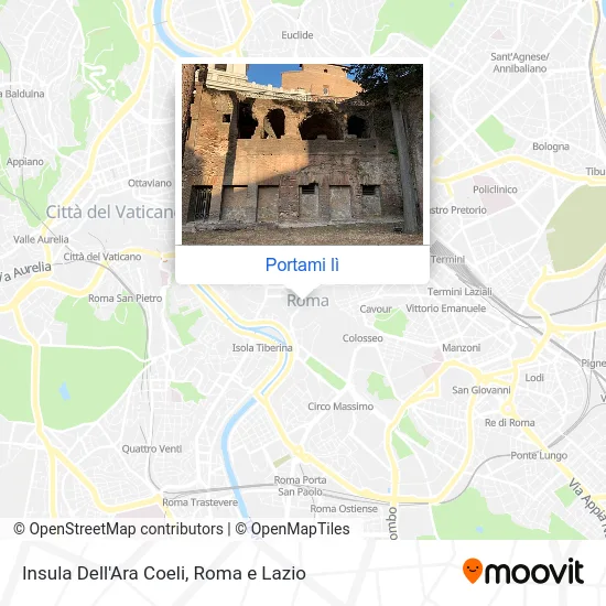 Mappa Insula Dell'Ara Coeli