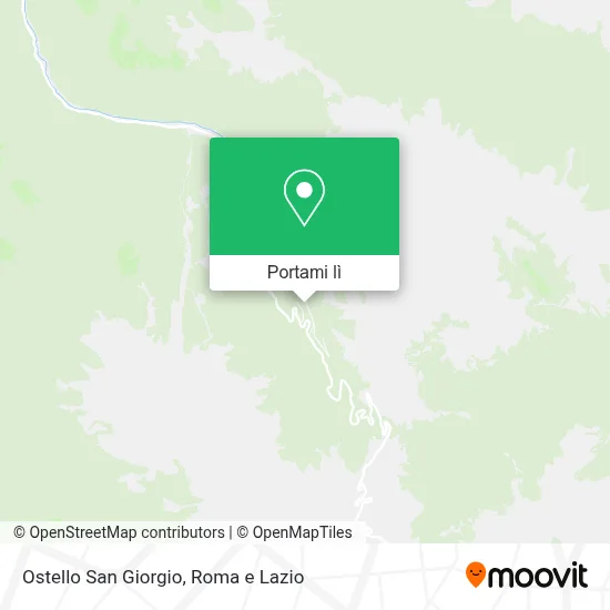 Mappa Ostello San Giorgio