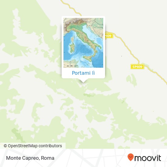 Mappa Monte Capreo