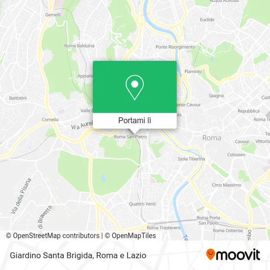 Mappa Giardino Santa Brigida