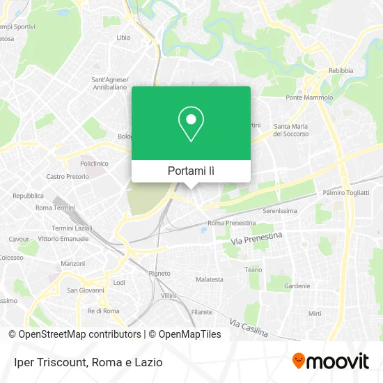 Mappa Iper Triscount