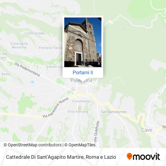 Mappa Cattedrale Di Sant'Agapito Martire