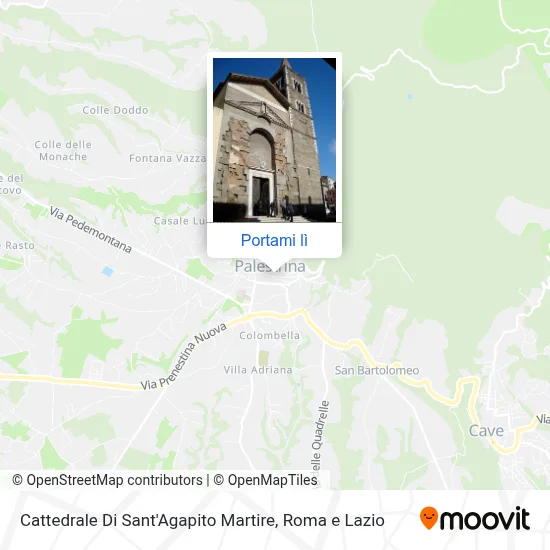 Mappa Cattedrale Di Sant'Agapito Martire