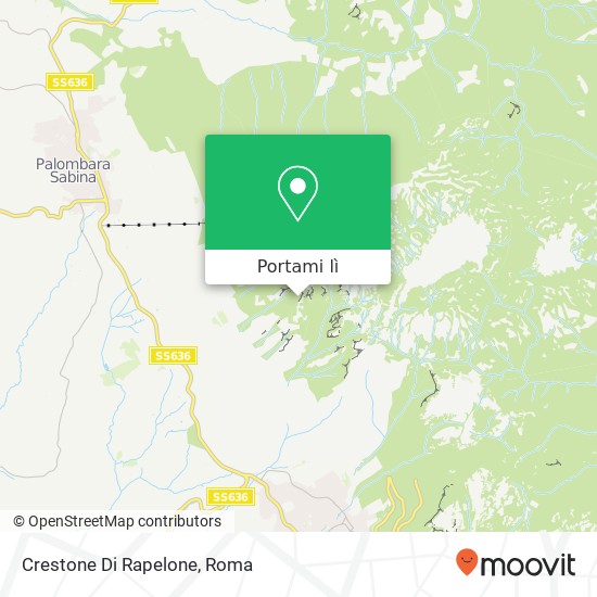 Mappa Crestone Di Rapelone